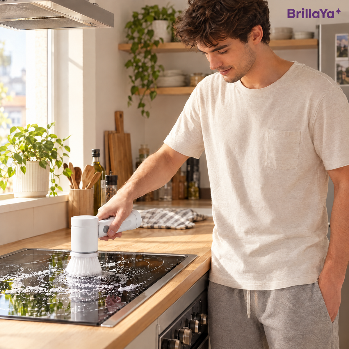 Kit BrillaYa – Cepillo eléctrico de limpieza