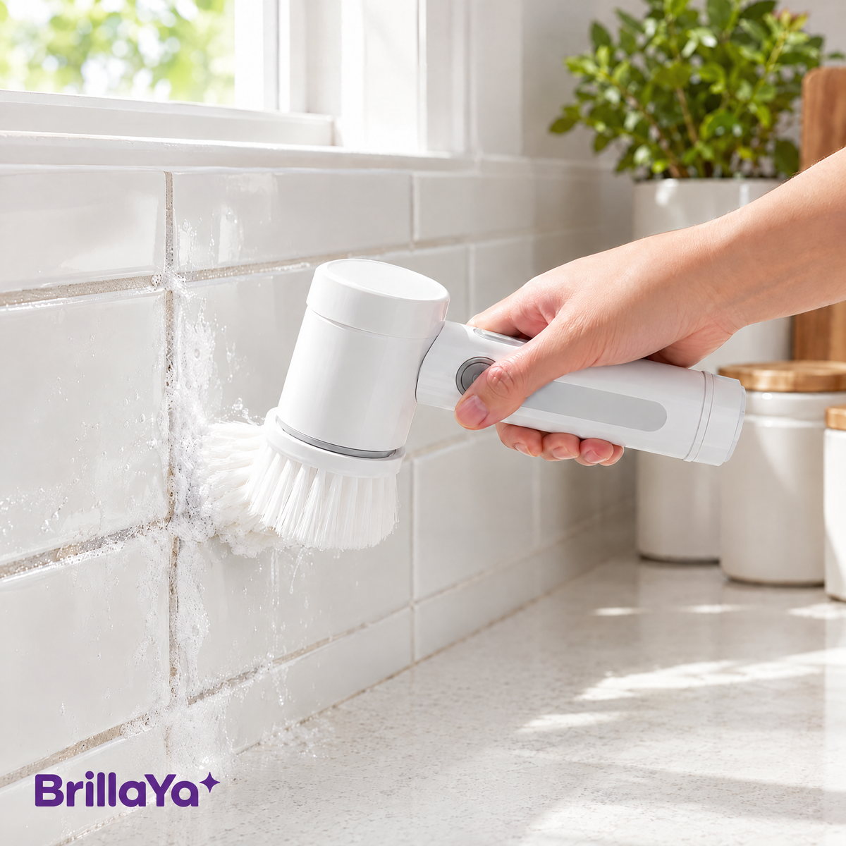 Kit BrillaYa – Cepillo eléctrico de limpieza