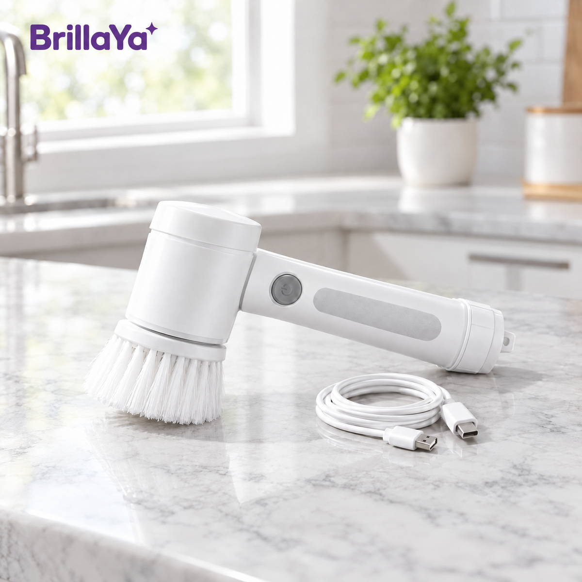 Kit BrillaYa – Cepillo eléctrico de limpieza